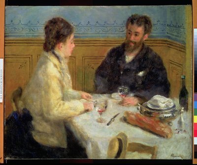 Il pranzo, c.1879 da Pierre Auguste Renoir